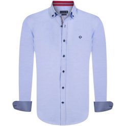 Sir Raymond Tailor Koszula Męska Quite Xxl Niebieska. Niebieskie koszule męskie Sir Raymond Tailor, xxl, bez wzorów, bez kołnierzyka, bez rękawów. Za 149,00 zł.