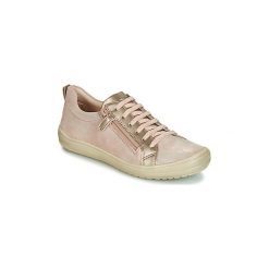 Buty Dziecko Geox J HADRIEL GIRL. Brązowe trampki dziewczęce Geox, bez wzorów, bez zapięcia. Za 195,30 zł.