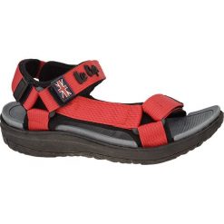 SANDAŁY LEE COOPER LCWL. Sandały damskie Lee Cooper, w paski, z tkaniny, sportowe, bez obcasa, z paskami. Za 89,99 zł.