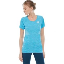 Koszulka T-shirt damski The North Face Impendor T93S165FK. Niebieskie koszulki damskie The North Face, s, bez wzorów, bez kołnierzyka, bez rękawów. Za 146,99 zł.