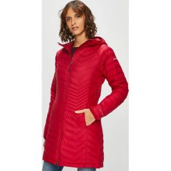 Columbia - Kurtka Powder Lite Mid. Czerwone płaszcze damskie marki Columbia, s, z poliesteru, długie. W wyprzedaży za 499,90 zł.