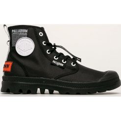 Palladium - Trampki. Czarne trampki męskie Palladium, bez wzorów, z gumy, na sznurówki. Za 429,90 zł.