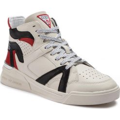 Sneakersy GUESS - Madison FM6MAD LEA12 WHIBL. Białe półbuty damskie Guess, ze skóry ekologicznej. W wyprzedaży za 419,00 zł.