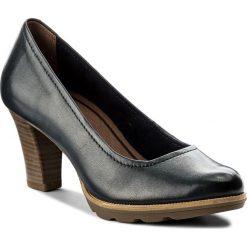 Półbuty TAMARIS - 1-22425-20 Navy 805. Niebieskie creepersy damskie Tamaris, z materiału, eleganckie, na obcasie. W wyprzedaży za 189,00 zł.