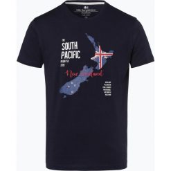Nils Sundström - T-shirt męski, niebieski. Niebieskie t-shirty męskie Nils Sundström, xl, z nadrukiem, z bawełny, eleganckie, bez kołnierzyka. Za 19,95 zł.