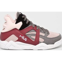 Fila - Buty Cage CB Mid. Szare buty sportowe damskie marki Fila, z materiału. Za 559,90 zł.