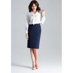 Ecru Elegancka Bluzka z Wiązaniem przy Dekolcie. Szare bluzki damskie Molly.pl, s, bez wzorów, z materiału, eleganckie, bez kołnierzyka, bez rękawów. Za 139,90 zł.