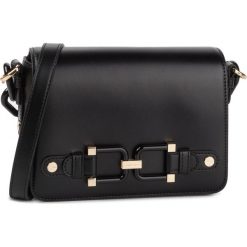 Torebka ELISABETTA FRANCHI - BS-31A-92E2-V229 Nero 110. Czarne listonoszki damskie Elisabetta Franchi, bez wzorów, ze skóry ekologicznej, bez dodatków. W wyprzedaży za 689,00 zł.