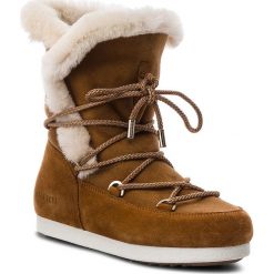 Śniegowce MOON BOOT - Far Side High Shear 24200700002 Whisky. Pomarańczowe kozaki damskie Moon Boot, na zimę, ze skóry, bez obcasa, bez zapięcia. W wyprzedaży za 1089,00 zł.