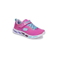 Buty Dziecko Skechers LITEBEAMS. Różowe trampki dziewczęce Skechers, bez wzorów, bez zapięcia. Za 201,86 zł.