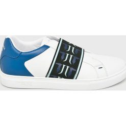 Trussardi Jeans - Buty. Czarne buty sportowe męskie Trussardi Jeans, z jeansu, bez zapięcia. W wyprzedaży za 439,90 zł.