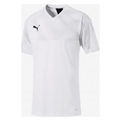 Puma Cup Jersey Koszulka Biały. Białe podkoszulki męskie Puma, xxl, z nadrukiem, z poliesteru, bez kołnierzyka, z krótkim rękawem, krótkie. Za 171,95 zł.