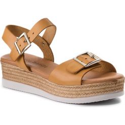 Sandały SERGIO BARDI - Argusto SS127310218KD 103. Pomarańczowe klapki damskie Sergio Bardi, bez wzorów, ze skóry, bez obcasa, na obcasie. W wyprzedaży za 169,00 zł.
