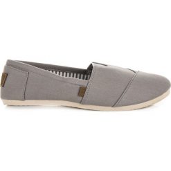 Espadryle męskie: MĘSKIE ESPADRYLE – odcienie szarości i srebra