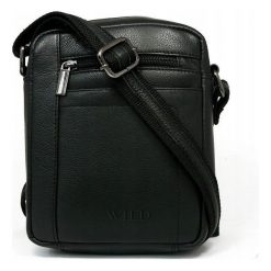TORBA MĘSKA SKÓRZANA LISTONOSZKA CZARNA SKÓRA NATURALNA. Czarne torby męskie skórzane ALWAYS WILD, w paski, ze skóry, eleganckie, na ramię. Za 129,90 zł.