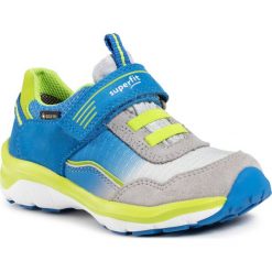 Sneakersy SUPERFIT - GORE-TEX 6-09241-81 S Blau/Grün. Szare trampki chłopięce Superfit, bez wzorów, ze skóry, na rzepy. Za 359,00 zł.