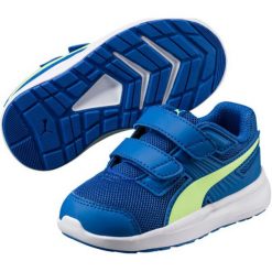 Puma Buty Do Biegania Escaper Mesh V Ps Turkish Sea Fizzy Yellow 34,5. Żółte buty dziewczęce sportowe Puma, bez wzorów, z meshu, bez zapięcia. W wyprzedaży za 109,00 zł.