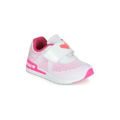 Buty Dziecko Agatha Ruiz de la Prada RUNNING. Białe trampki dziewczęce marki Agatha Ruiz de la Prada, bez wzorów, bez zapięcia. Za 129,00 zł.