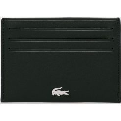 Lacoste - Portfel skórzany. Czarne portfele męskie marki Lacoste, ze skóry. Za 229,90 zł.
