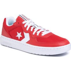 Sneakersy CONVERSE - Rival Ox 167529C University Red/White/White. Czerwone sneakersy męskie Converse, na co dzień, bez wzorów, ze skóry ekologicznej, eleganckie, bez zapięcia. Za 279,00 zł.