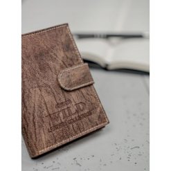 Portfel męski skórzany Always Wild RMH-04L brązowy - Brązowy. Pomarańczowe portfele męskie ALWAYS WILD, bez wzorów. Za 44,99 zł.