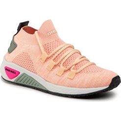 Sneakersy DIESEL - S-Kb Athl Lace W Y01999 P2215 H7790 Cream Blush/Creampuf. Pomarańczowe półbuty damskie Diesel, z tworzywa sztucznego. Za 769,00 zł.