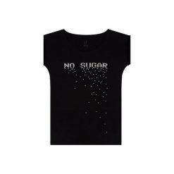 TSHIRT NO SUGAR BLACK. Czarne t-shirty damskie Jimmy jinx, l, bez wzorów, bez kołnierzyka. Za 99,00 zł.