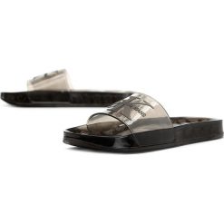 Calvin Klein Jeans Sliders S0603-SMK. Czarne klapki męskie Calvin Klein, bez wzorów, z jeansu. W wyprzedaży za 179,99 zł.