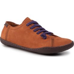 Półbuty CAMPER - Peu Cami 20848-165 Brown. Pomarańczowe półbuty damskie Camper, na co dzień, bez wzorów, ze skóry, bez obcasa, na płaskiej podeszwie, bez zapięcia. Za 609,00 zł.