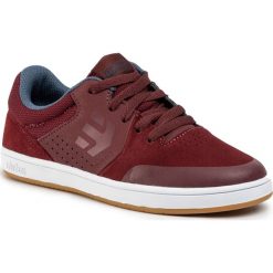 Sneakersy ETNIES - Kids Marana 4301000120 Burgundy 602. Czerwone trampki chłopięce Etnies, bez wzorów, ze skóry, na sznurówki. W wyprzedaży za 189,00 zł.