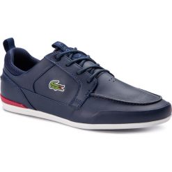 Półbuty LACOSTE - Marina 119 1 Cma 7-37CMA0052144 Nvy/Red. Niebieskie półbuty męskie Lacoste, na co dzień, bez wzorów, ze skóry, eleganckie, bez zapięcia. W wyprzedaży za 359,99 zł.