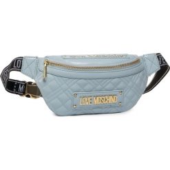 Saszetka nerka LOVE MOSCHINO - JC4005PP1ALA0012 Nuvola. Niebieskie nerki damskie Love Moschino, bez wzorów, ze skóry ekologicznej, młodzieżowe, bez dodatków. Za 599,00 zł.