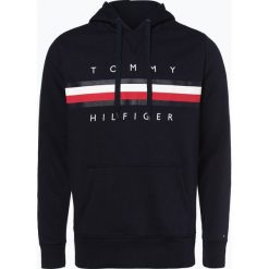 Tommy Hilfiger - Męska bluza nierozpinana, niebieski. Szare bluzy męskie rozpinane marki TOMMY HILFIGER, z bawełny. Za 449,95 zł.