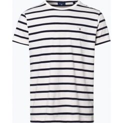 Gant - T-shirt męski, czarny. Czarne t-shirty męskie GANT, m, w paski, z bawełny. Za 129,95 zł.