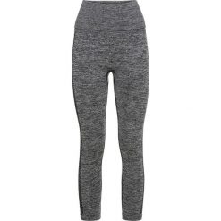 Legginsy bezszwowe shape "wyszczuplające brzuch" Level 3 bonprix antracytowy melanż. Szare legginsy damskie wyszczuplające bonprix, w paski. Za 54,99 zł.