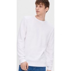 Bluza basic - Biały. Białe bluzy męskie House, s, bez wzorów, bez kołnierzyka, bez rękawów, bez kaptura. Za 59,99 zł.