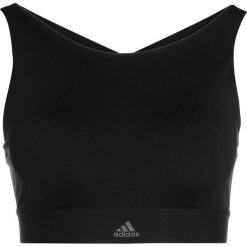 Biustonosze sportowe: adidas Performance HALTER BRA Biustonosz sportowy black