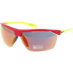 Okulary przeciwsłoneczne "EV0810" w kolorze czerwono-żółtym. Czerwone okulary przeciwsłoneczne męskie marki Nike & adidas, z tworzywa sztucznego. W wyprzedaży za 179,95 zł.