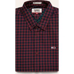 Tommy Jeans - Koszula. Niebieskie koszule męskie Tommy Jeans, s, bez wzorów, z bawełny, casualowe, button down, z długim rękawem. Za 299,90 zł.