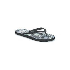 Japonki Volcom ROCKING 3. Czarne klapki damskie Volcom, bez wzorów, bez obcasa. Za 87,20 zł.