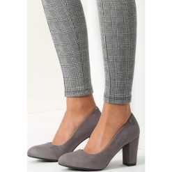 Buty ślubne damskie: Szare Czółenka Strongly Arms