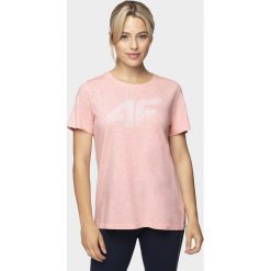 T-shirt damski TSD304 - jasny róż melanż. Różowe t-shirty damskie s, melanż. W wyprzedaży za 29,99 zł.