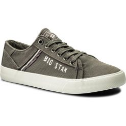 Tenisówki BIG STAR - AA174316 Grey. Szare tenisówki męskie BIG STAR, z gumy. W wyprzedaży za 109,00 zł.