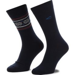 Zestaw 2 par wysokich skarpet unisex CAMEL ACTIVE - 6476 Navy 545. Niebieskie skarpetki damskie marki Camel Active, bez wzorów, z elastanu. Za 35,00 zł.