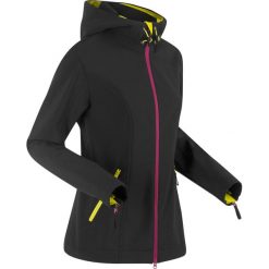 Kurtka softshell bonprix czarny. Czarne kurtki damskie marki bonprix, bez wzorów, z softshellu, bez kaptura. Za 189,99 zł.