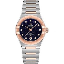 OMEGA ZEGAREK CONSTELLATION 131.20.29.20.53.002. Niebieskie zegarki damskie OMEGA, szklane. Za 48000,00 zł.
