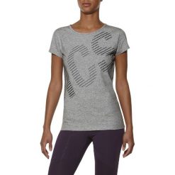 T-shirt Asics Graphic SS Tee 126295-0714. Szare t-shirty damskie Asics, xs, bez wzorów, z bawełny, bez kołnierzyka. W wyprzedaży za 79,99 zł.