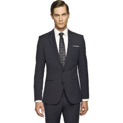 Marynarka birot granatowy slim fit. Niebieskie marynarki męskie Recman, m, bez wzorów. Za 399,99 zł.