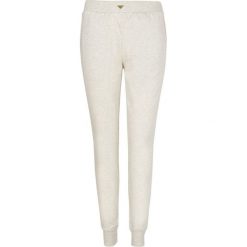 Spodnie dresowe Emporio Armani. Brązowe spodnie damskie l, bez wzorów, z bawełny, na fitness i siłownię. Za 169,00 zł.