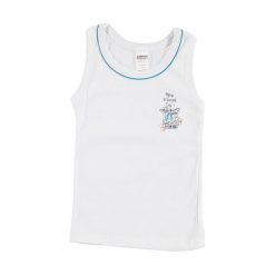T-shirty chłopięce z nadrukiem: Podkoszulek w kolorze białym